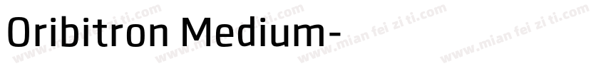 Oribitron Medium字体转换